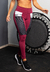 Calça com Bolso e Elástico Legging Cintura Alta Marsala | REF: CLGA8 na internet