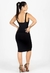 Vestido Tubinho Social Curto com Alcinha Preto | NR35 - Good Girl