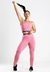 Calça Legging Cintura Alta + Cropped Alcinha Rose com Elásticos Conjunto Fitness | REF: CCA5 - loja online