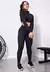Fitness Cropped Manga Longa e Calça Legging Preto Conjunto Fitness | REF: LX103 - Good Girl