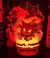 Pokémon Gengar Anime LED Night Light, Haunter Gastly, Lâmpada 3D, USB, Mudanç na internet