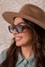 CECILIA MARROM LENTE AZUL - comprar online