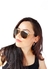 Óculos Solar Clássico Aviador - Preto/Dourado - comprar online