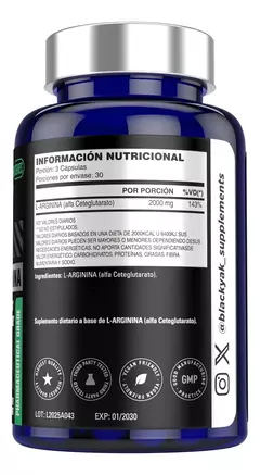 OXIDO NITRICO BOOSTER. MAX PUMP FORMULA. - Nutracoder Protocolos de Longevidad y Wellness