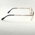 Imagem do F G42 - Armação Feminina para Lentes de Grau em Metal Dourado com Frente Preta NT8037