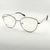 F G42 - Armação Feminina para Lentes de Grau em Metal Dourado com Frente Preta NT8037 - loja online