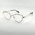 I FA26 - Armação para Lentes de Grau Infantil Menina Dourado com Frente Preta em Metal NT8267 - Ótica Great Vision