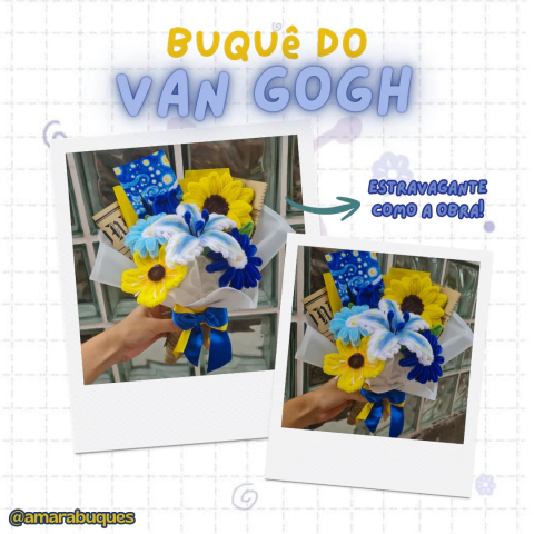 Buquê felpudo - Van Gogh