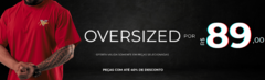 Banner da categoria Oversized