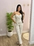 Conjunto de Calça Tomara Que Caia no Linho