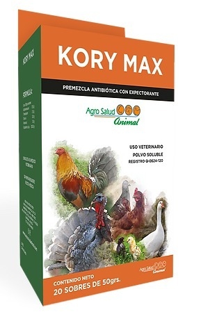 CAJA 20 SOBRES DE 50 G KORY MAX