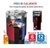 Vaso Térmico De 30oz Acero Inoxidable Con Popote Y Cepillo - basicorp