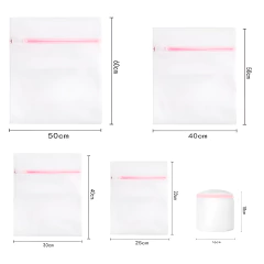 5 Sacos Protetores Para Máquina de Lavar Protege Peças Frágeis para Lavagem na internet