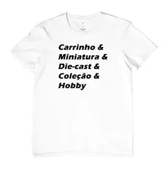 Camiseta Coleção & Carrinho - Mini Custom Cast