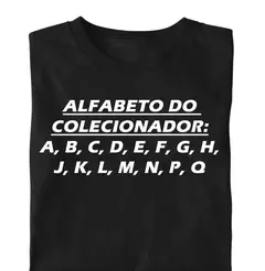 Camiseta Alfabeto Colecionador