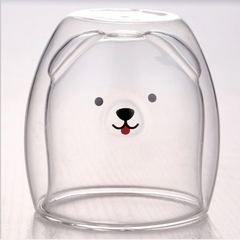 Taza de Vidrio con Forma de Perrito en internet