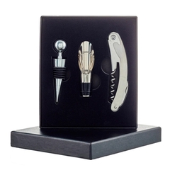 Set Destapador De Vino 3 Piezas
