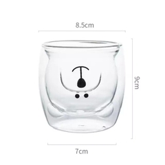 Taza de Vidrio con Forma de Oso en internet