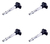 Kit X4 Bobinas De Encendido Fispa Seat Leon