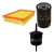 Kit 3 Filtros Wix Aceite Aire Combustible Vw Saveiro 1.6