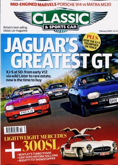 CLASSIC & SPORTSCAR (FEV'25) REVISTA IMPORTADA INGLESA