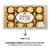 Bombom Ferrero Rocher 12 Unidades 150g - loja online
