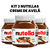 Kit 3 Nutella Creme de Avelã Pote 140g Ferrero na internet