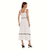 Vestido Bisô Midi Liso Sianinha Off White - comprar online