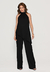 Conjunto Bisô Calça e Blusa Crepe Preto - comprar online