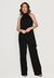 Conjunto Bisô Calça e Blusa Crepe Preto - loja online