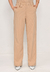 Calça Bisô Alfaiataria Risca de Giz Bege - comprar online