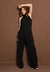 Conjunto Bisô Calça e Blusa Crepe Preto - comprar online