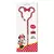 Lápis preto N.2 Disney Minnie da Molin, com borracha decorativa da Minnie, ideal para crianças e fãs da Disney.