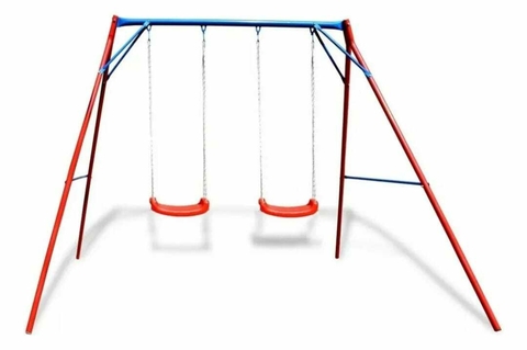 PÓRTICO DOBLE CON HAMACAS INFANTILES - comprar online