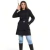 Casaco Sobretudo Feminino Flanelado com Cinto e Botões – Inverno Quentinho na internet