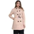 Imagem do Casaco Sobretudo Feminino Flanelado com Cinto e Botões – Inverno Quentinho