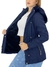 Parka Feminina de Sarja Forrada com Bolsos e Capuz – Inverno Estiloso - KaaT - Modas