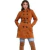 Casaco Sobretudo Feminino Flanelado com Cinto e Botões – Inverno Quentinho - loja online