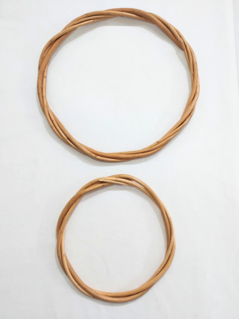 Aros de mimbre 25 cm - comprar online