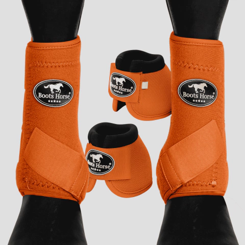 KIT COLOR 2 CANELEIRAS E 2 CLOCHES - BOOTS HORSE - comprar online