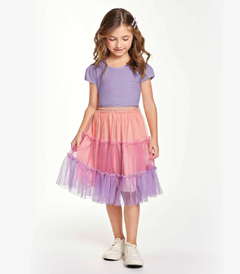Conjunto Infantil Blusa Com Saia Trick Nick - comprar online