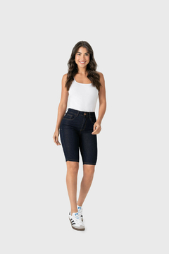 Bermuda Feminina Ciclista Em Jeans Malwee - comprar online
