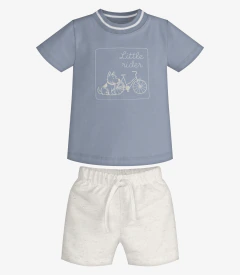 Conjunto Infantil Camiseta Com Bermuda Trick Nick na internet