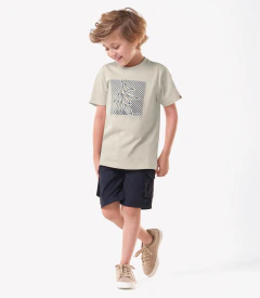 Conjunto Infantil Camiseta Com Bermuda Trick Nick