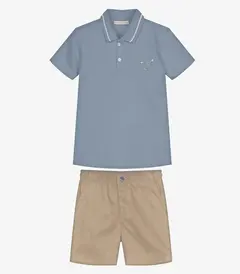Conjunto Infantil Polo Com Bermuda Trick Nick - comprar online