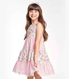Vestido Infantil Feminino De Alça Trick Nick na internet