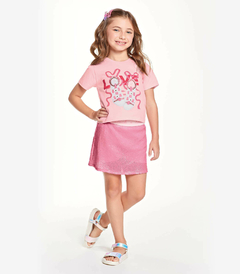 Imagem do Conjunto Infantil Blusa Com Saia Trick Nick