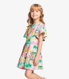 Vestido Estampado Trick Nick Primeiros Passos - comprar online