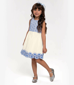 Vestido Infantil Com Bordado Trick Nick - comprar online