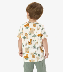Conjunto Camiseta Com Bermuda Infantil Rovi kids na internet